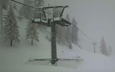 Neve in Ossola: verso i 2 metri al Monte Moro. Fotografie dalle montagne