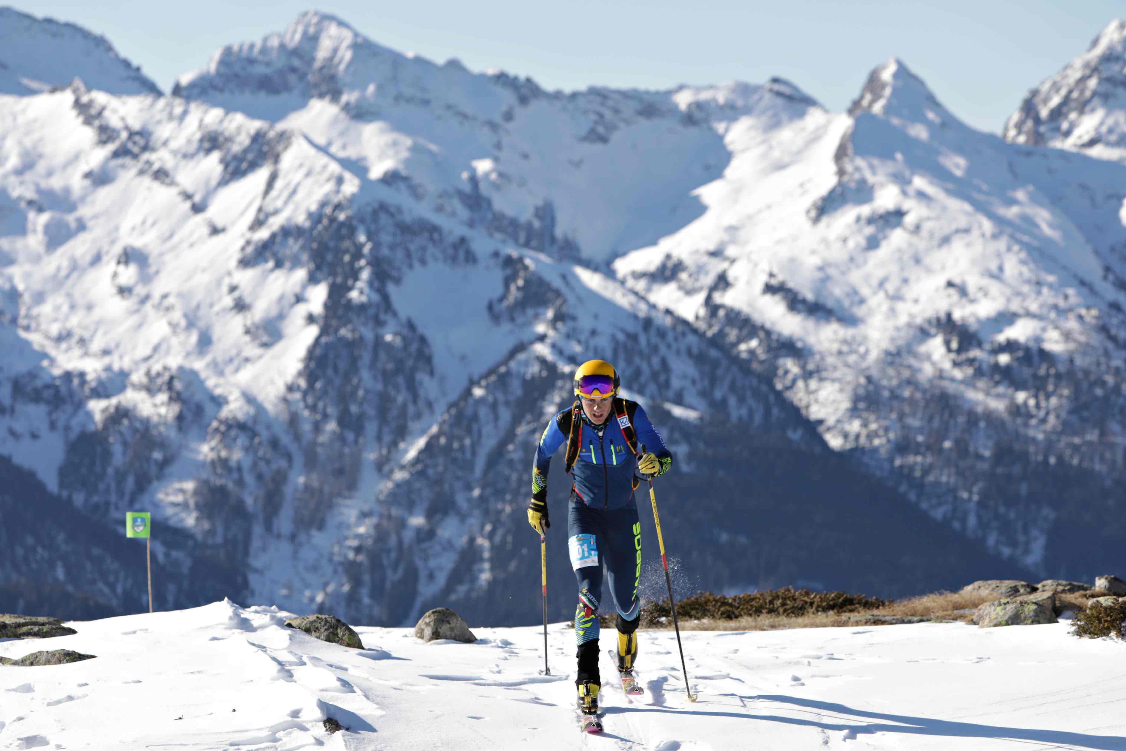Michele Boscacci in azione al III Epic Ski Tour