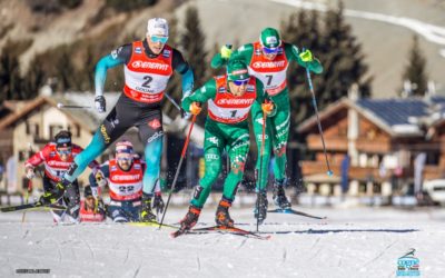 Pellegrino-De Fabiani, doppietta nella sprint di sci di fondo a Cogne