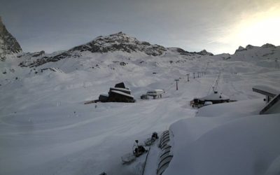 Cervinia neve 26 novembre 2019