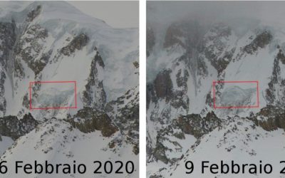 Crollo del seracco Gendarme Rouge sul Monte Bianco: caduti oltre 100.000 m3