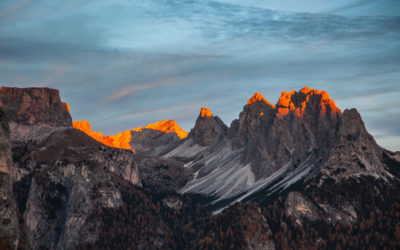 Tramonti autunnali sulle Dolomiti in Val Gardena: programma attivitÃ  settimanali