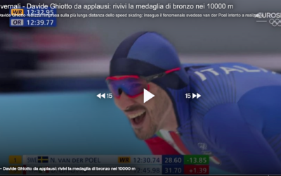 Pechino 2022: Davide Ghiotto è bronzo nei 10000 metri pattinaggio VIDEO