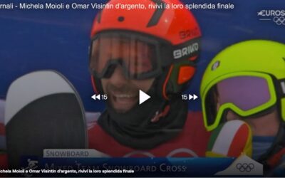 Pechino 2022: Michela Moioli e Omar Visintin argento nello snowboardcross