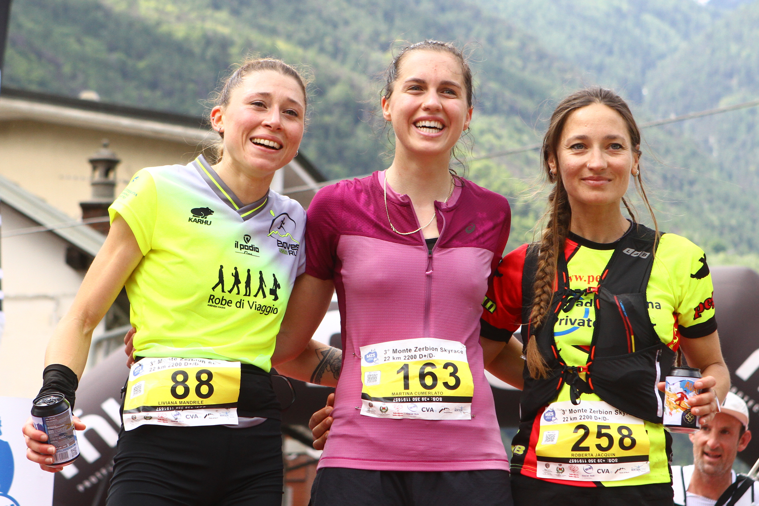 Monte Zerbion, Chtillon (ITA), 18/05/24, podio femminile MZS22
