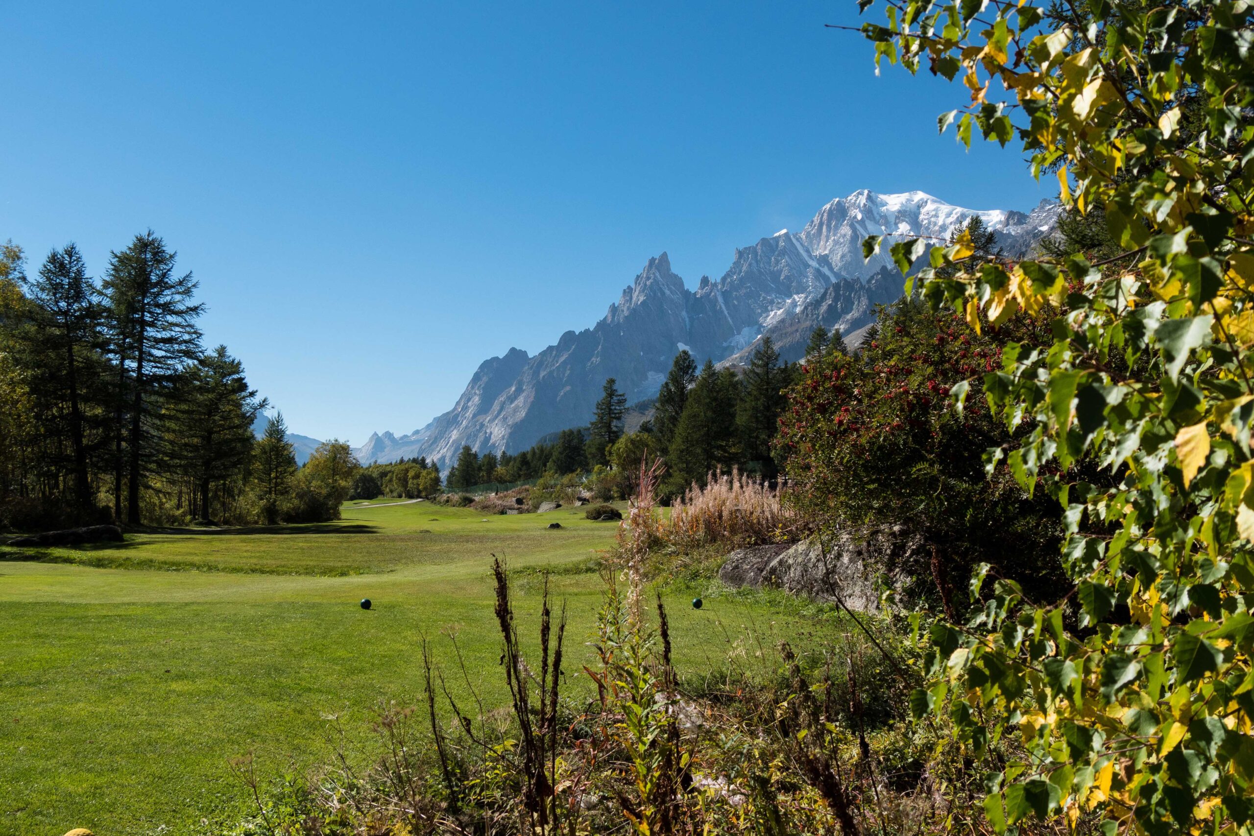 Golf a Courmayeur, la buca numero 1