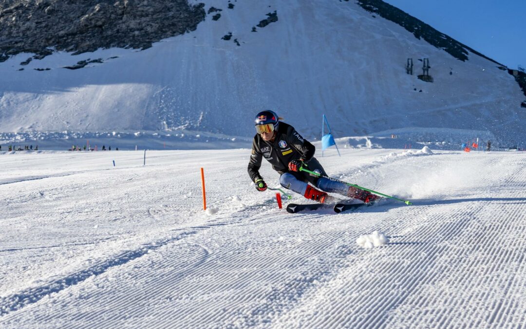 Video – Sofia Goggia ricomincia a sciare al Passo dello Stelvio