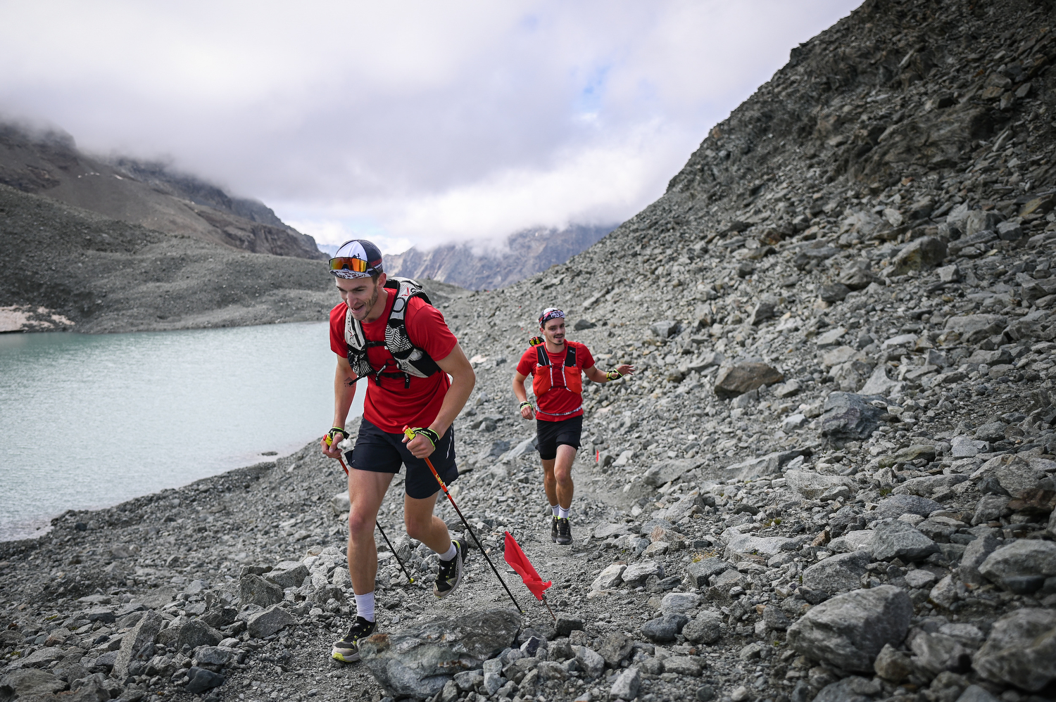 Ottava edizione del Collontrek tra Bionaz e Arolla, Arolla (SUI), 07/09/24, passaggi al Col Collon, photo credit: Damiano Benedetto