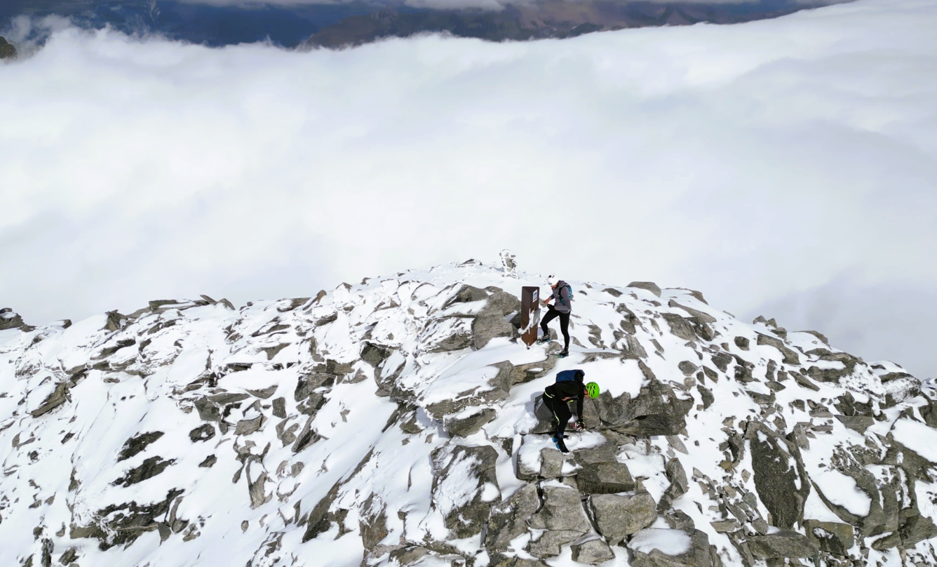 In vetta al Monte Leone