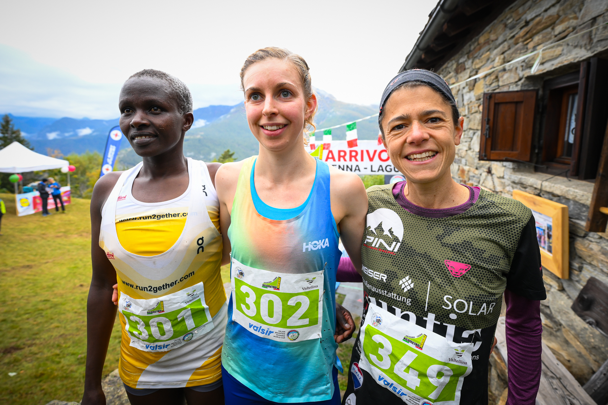 Chiavenna, Sondrio, Italy. October, 12th, 2024. Kilometro Verticale Chiavenna - Lagùnc 3.298 m 1 km D+, Val Bregaglia Trail, 23 km e 850 m D+. Valsir World Cup 2024 Final. Credit Damiano Benedetto/corsainmontagna.it