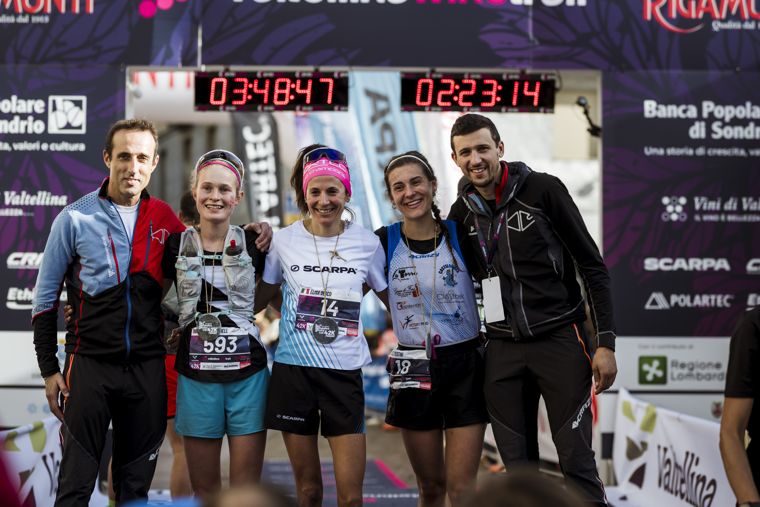 Valtellina Wine Trail 2024 42 KM: podio femminile