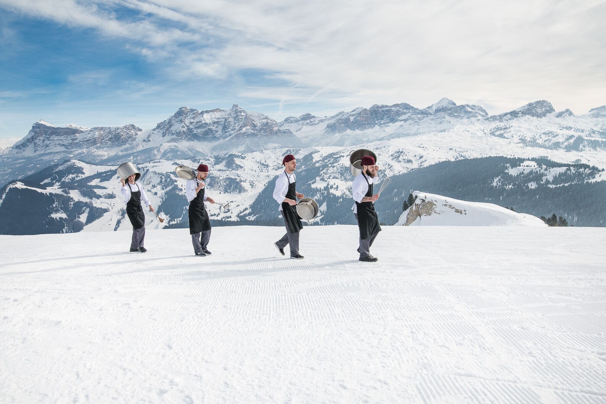 Alta Badia chef sulle piste