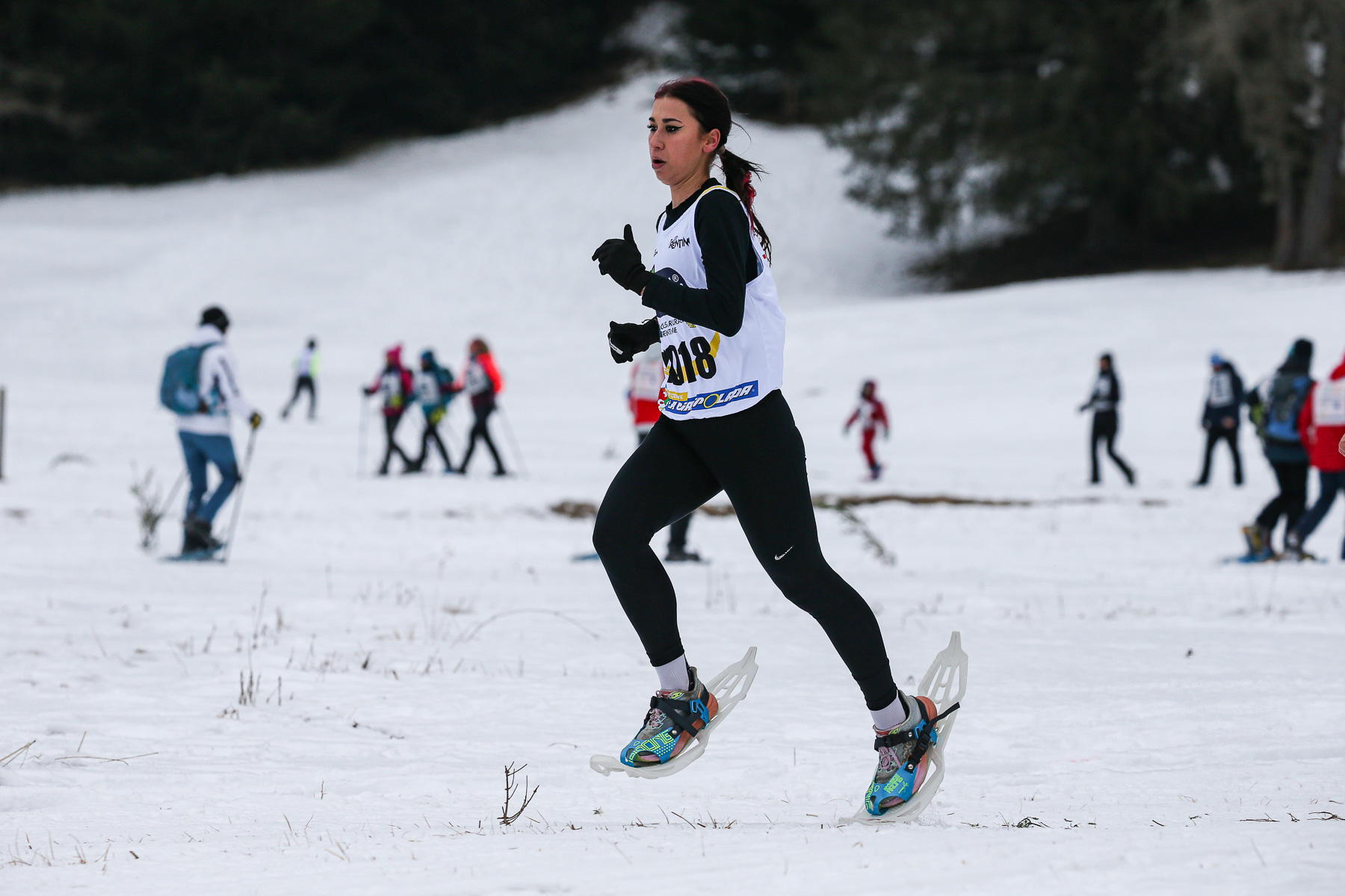 Luana Giovanetti vince La Ciaspolada 2025 - Foto Raffaele Merler e Bruno Battocletti